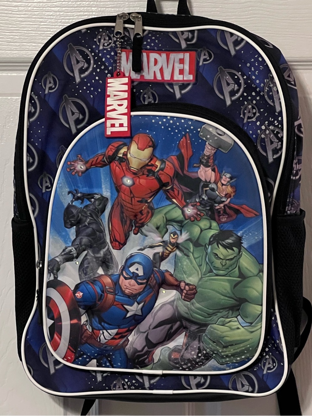 Marvel Avengers Backpack Iron Man Hulk Captain America School Book Bag
